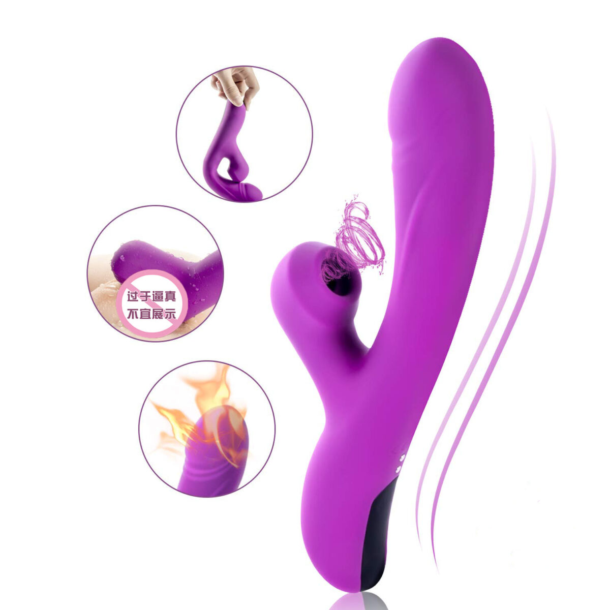 Rechargeable vibration dildo